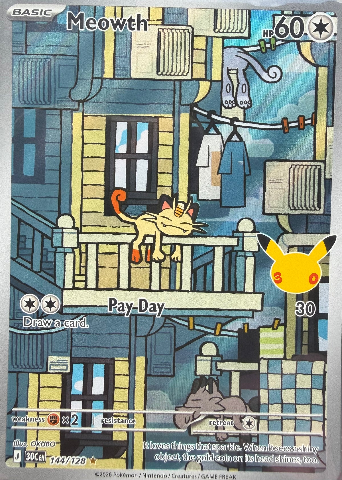 Meowth – 144/128 | Illustration Rare