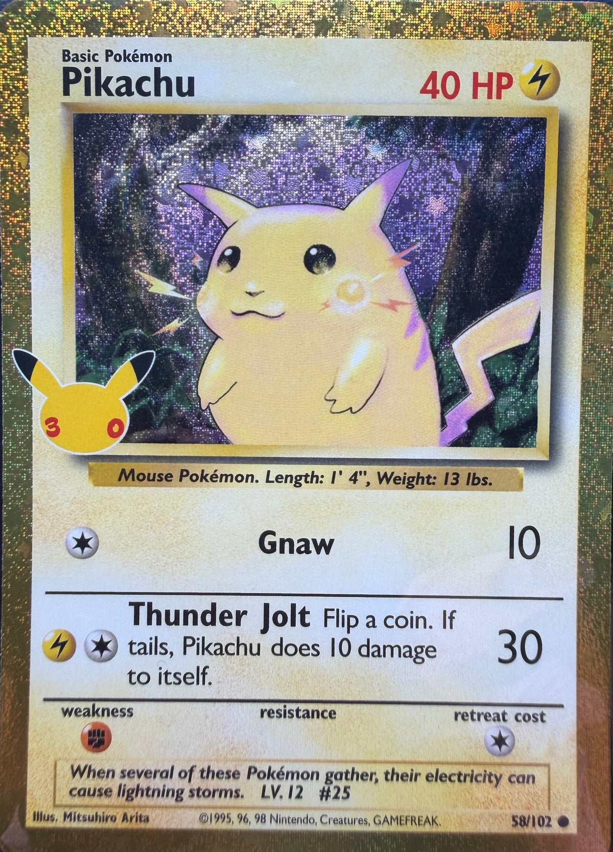 Pikachu – Base Set 2 | Holo Rare 58/102